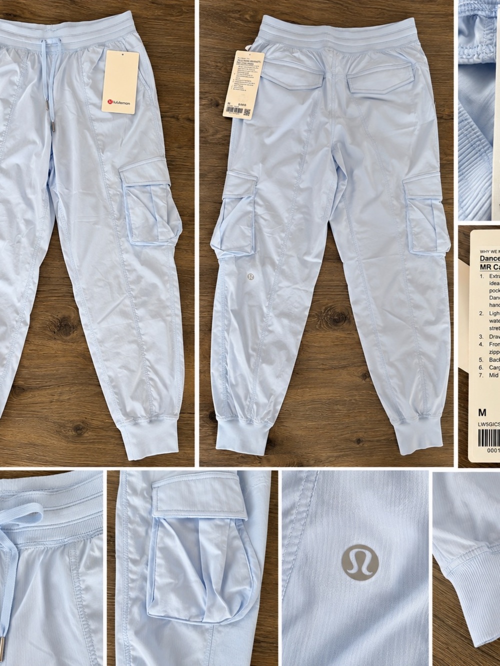 lululemon athletica Light Blue Kids Cargo Joggers